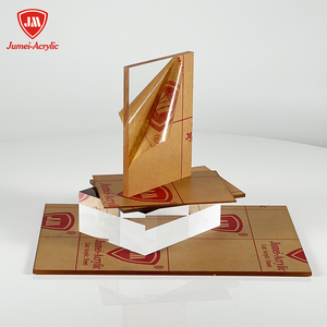 Jumei Clear PET Adhesivo de doble cara precio al por mayor resistencia tablero acrílico transparente hoja transparente - Product Image 4