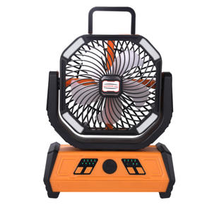 Ventilateur de camping extérieur rechargeable 20000 mAh avec batterie au lithium et télécommande, silencieux et portable pour l'été - Product Image 1