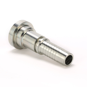 Raccord <span class=keywords><strong>hydraulique</strong></span> droit <span class=keywords><strong>haute</strong></span> <span class=keywords><strong>pression</strong></span> 6000 PSI Code 62, surface zinguée pour <span class=keywords><strong>tuyauterie</strong></span> d'équipement de construction - Product Image 2