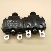 Disjoncteur thermique réinitialisable 5A en plastique pour protection moteur, protecteur de surcharge 32-50V CC