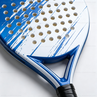 Raquette de paddle en fibre de carbone pour enfants, conception OEM, prix d'usine, professionnelle, 3K/12K/18K, puissance de rotation supérieure, durable, divertissement