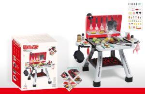 ของเล่นเด็ก ชุดครัวทำอาหาร บาร์บีคิว ขนาด 80 ซม. พร้อมเสียงและแสงไฟ โต๊ะ<span class=keywords><strong>อาหาร</strong></span> ของเล่นเสริมพัฒนาการ - Product Image 5