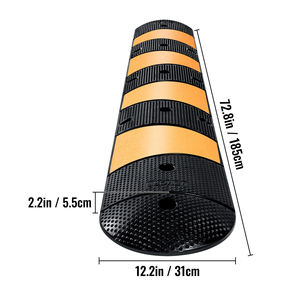 रबर बम्प रिड्यूसर स्पीड ब्रेकर स्पीड ब्रेकर स्पीड रिड्यूसर कुशन शॉक बेल्ट - Product Image 5