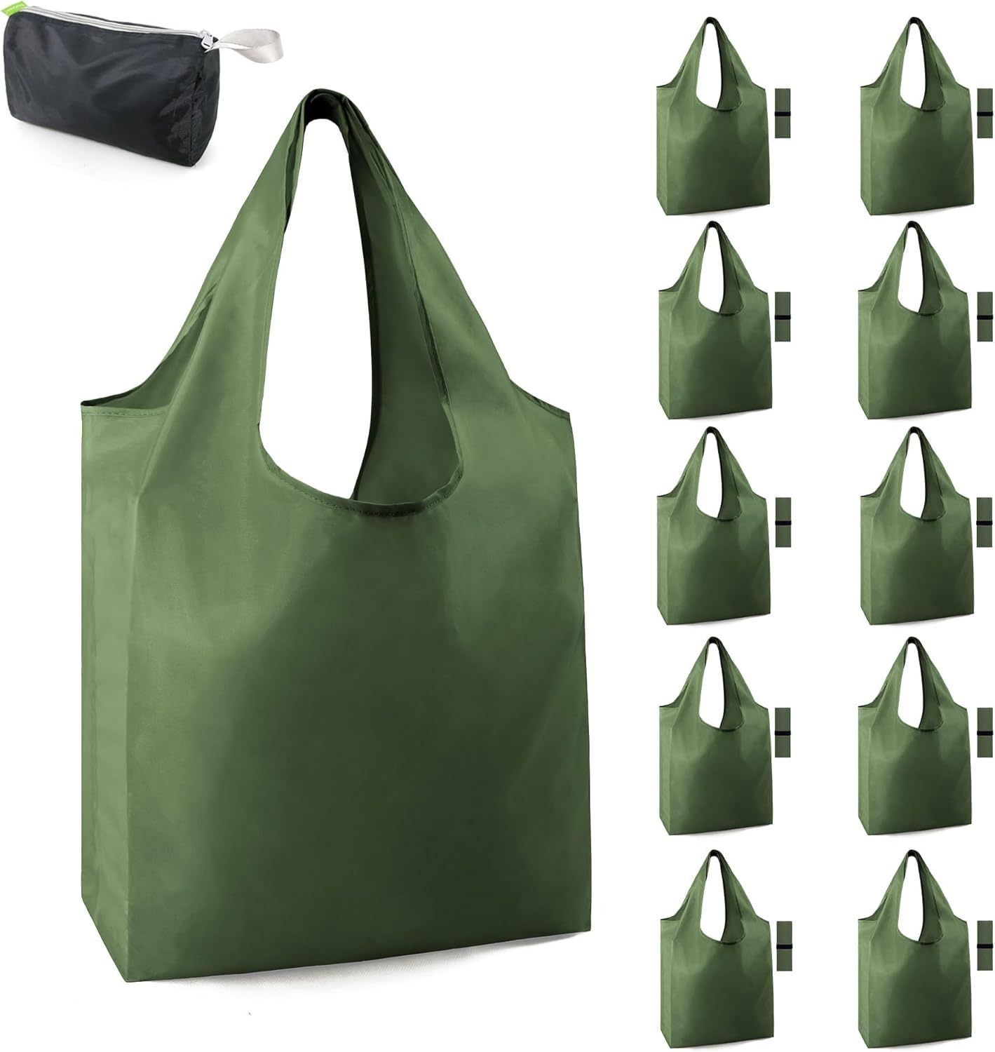 Vert mousse uni - 10