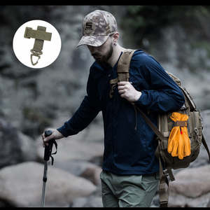 Clip de Cinturón Táctico para Sistema MOLLE, Gancho de Liberación Rápida para Mochila de Senderismo, Moderno, Duradero y Portátil - Product Image 2