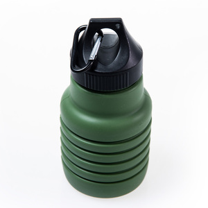 Bouteille d'eau en silicone écologique, tasse à boisson chaude en silicone, gobelet isotherme vide pour jus et lait - Product Image 5