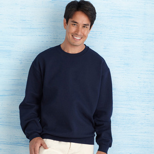 Custom Plus Size <strong>Men's</strong> <strong>Crewneck</strong> Knitted Fleece Pullover Hoodie Solid Color Block <strong>Sweatshirt</strong> Wholesale - Product Image 4