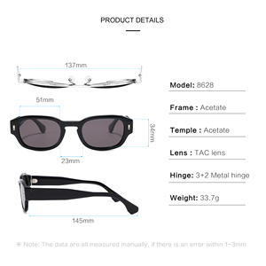 แว่นกันแดดผู้หญิงสุดหรูรุ่นใหม่ปี <span class=keywords><strong>2026</strong></span> แว่นตาโพลาไรซ์อะซิเตทคุณภาพสูงสำหรับกิจกรรมกลางแจ้ง แบรนด์ดีไซเนอร์แฟชั่น - Product Image 6