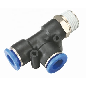 Corps en plastique léger connecteur mâle un raccord tuch filetage mâle long coude raccord pneumatique - Product Image 3