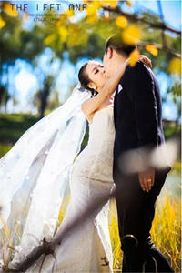 Long Net fil cheveux accessoires mode partout dans le ciel étoile mariage voiles de mariée princesse robe de mariée pour les femmes <span class=keywords><strong>2022</strong></span> - Product Image 3