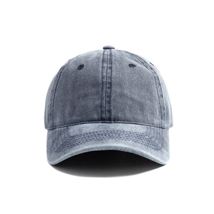 Sombreros personalizados para papá, gorras de béisbol lavadas con piedra, sin estructura, color blanco - Product Image 5