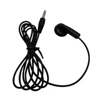 Écouteur mono jetable économique, oreillette unilatérale, casque pour guide touristique
