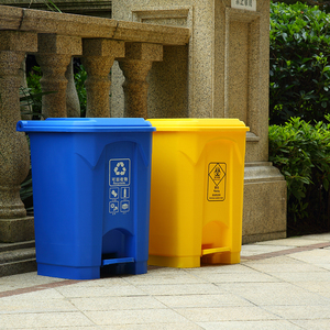 50 litre 80 litre 100 litre orta boy çöp kutusu farklı atık toplama çöp kovası - Product Image 4