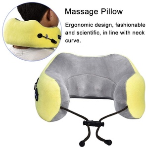 Oreiller de voyage électrique portable, bonne qualité, <span class=keywords><strong>tissu</strong></span> à pétrir, <span class=keywords><strong>Massage</strong></span> des vertèbres du cou, en forme de U - Product Image 5