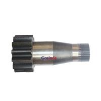 2044634 ZAX200 ZX200 ZX210 EX200-6 Ekskavatör için Salıncak Redüktör Pinyon Mili 42CrMo Alaşımlı Çelik 11T/17T Dişli