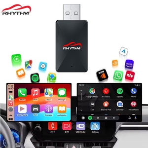 Rhythm 2 in1 Portable <b>Wireless</b> CarPlay <b>Adapter</b> USB Auto Connection for Android and iPhone - Product Image 1