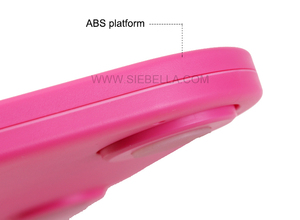 Cân Trọng Lượng Cơ Thể Phòng Tắm Góc Tròn Nền Tảng ABS Kỹ Thuật Số Màn Hình Có Đèn Nền Lớn Đo Lường Cơ Thể Cân Chất Béo - Product Image 3