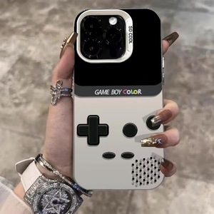 复古游戏玩家印花电镀银色按键 TPU PC 手机壳适用于 Iphone X Xr Xs 11 12 13 14 15 16 17 18 Pro Max - Product Image 4