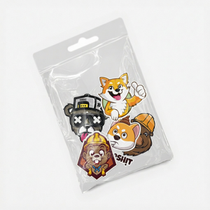 Paquete de Pegatinas Personalizadas para Laptop con Diseño de Dibujos Animados, Resistentes al Agua, Ecológicas, de Vinilo UV, con Logotipo de Marca Empresarial - Product Image 1
