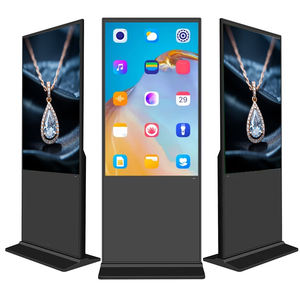 Kiosco de Pantalla Táctil Interior, Señalización <span class=keywords><strong>Digital</strong></span>, Tótem Multitáctil Interactivo, Pantalla LCD 4K de Alto Brillo - Product Image 3