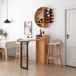 Armoire murale pliable <span class=keywords><strong>en</strong></span> <span class=keywords><strong>bois</strong></span>, meubles <span class=keywords><strong>de</strong></span> salon modernes, <span class=keywords><strong>comptoir</strong></span> <span class=keywords><strong>de</strong></span> <span class=keywords><strong>Bar</strong></span> à vin, vente <span class=keywords><strong>en</strong></span> gros, - Product Image 1
