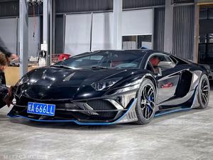 Pour Lamborghini Aventador LP700 Kit de carrosserie en Fiber de carbone LP700 <span class=keywords><strong>SVR</strong></span> pare-chocs avant et arrière Spoilers capot - Product Image 3