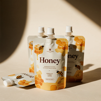 Sachets personnalisés imprimés de 5 ml, 10 ml, 20 ml, 40 ml, en forme de bouteille, pour échantillons miniatures, gel énergétique, miel, liquides – Emballage spécial