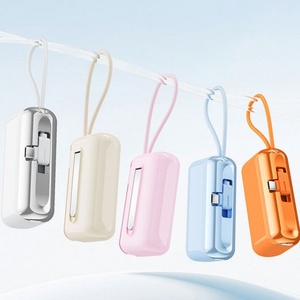 Cargador Portátil de Viaje con Logotipo Personalizado, UKCA, 10000 mAh, 22.5 W, Pantalla LED, Carga Rápida, Mini Cápsula, con Soporte - Product Image 4