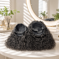 Perruques Bob en cheveux humains vierges bruts vietnamiens, bouclées profondes, pour femmes noires, perruque courte bob à cuticules alignées