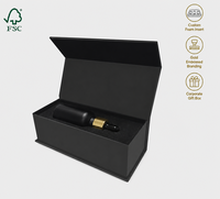 Boîte cadeau en papier avec fermeture magnétique personnalisée de qualité supérieure, carton rigide de 1200 g pour cosmétiques, huile essentielle, parfum, cils, flacon d'attar