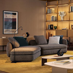 Sofá Modular en Forma de L Baolifeng, Tela de Lino y Algodón, Sala de Estar, Villa, Chaise Longue, Hecho a Medida, Lujo Ligero - Product Image 2