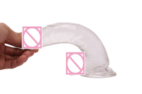 Heiße OEM-Videoprodukte für Sexmaschinen: Realistischer, Klarer, Kristall-Farbenfroher Dildo Sextoy – Sexspielzeug