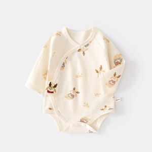 Autumn Spring Long Sleeve Infant <strong>Bodysuit</strong> 100% Cotton Knitted Cartoon Print Cute Baby Rompers - Product Image 1