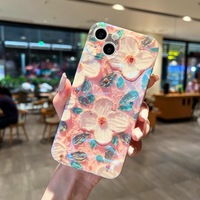 Coque de protection complète en TPU souple pour iPhone 13, motif de marguerite, fleur de marguerite transparente, étui élégant antichoc en TPU