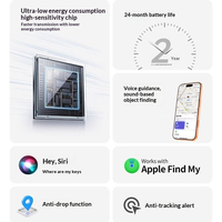 Cadenas GPS intelligent pour bagages de voyage avec étiquette connectée et fonction de localisation - Verrou de conteneur compatible Find My