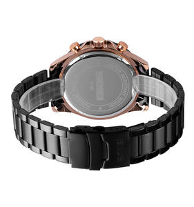 卸売高級デザイン時計Skmei9192腕時計男性腕時計ストップウォッチ機能ステンレス鋼ビジネス時計発光ポインター - Product Image 6