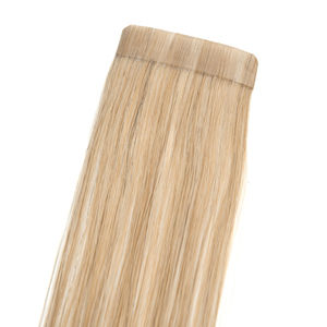 Extensions de cheveux humains à bandes adhésives KSWIGS, qualité salon, cheveux vierges, cuticules intactes, double épaisseur, invisibles, aspect naturel, installation facile. - Product Image 5