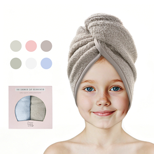 Turban en viscose de bambou vert, <span class=keywords><strong>serviette</strong></span> pour <span class=keywords><strong>cheveux</strong></span> en tissu de bambou biologique pour enfants et adultes, serviettes de séchage pour <span class=keywords><strong>cheveux</strong></span> personnalisées en couleur, enveloppement pour <span class=keywords><strong>cheveux</strong></span> - Product Image 2