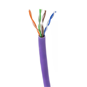 <span class=keywords><strong>สาย</strong></span>เคเบิลอินเทอร์เน็ตอีเธอร์เน็ต Cat5e UTP RJ45คอมพิวเตอร์สายทองแดงแข็ง<span class=keywords><strong>สาย</strong></span>24AWG/0.51มม. ควันต่ำ lszh/lsoh สีม่วง1000ft - Product Image 2