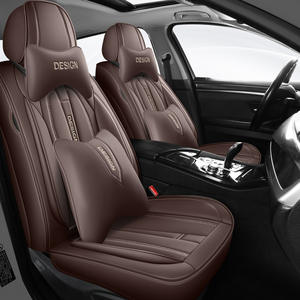 Accessoires intérieurs de voiture, housses de siège de voiture universelles en cuir de luxe Wellfit pour Mercedes Benz <span class=keywords><strong>BMW</strong></span> Audi Tesla Toyota Honda Kia - Product Image 4