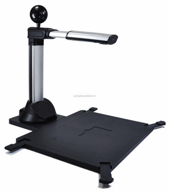 Portable A3 Overhead OCR Scanner USB Interface Document Camera for Books Documents Light Feature for Education Offices Libraries