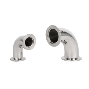 Coude pliant à 45 degrés en acier inoxydable KF25 avec extrémités de bride à vide 40mm - Product Image 1