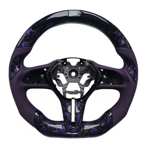 Volante de Cuero Perforado de Fibra de Carbono de Alta Calidad al por Mayor, Nuevos Productos para Volante de Auto Infiniti Q50 - Product Image 1