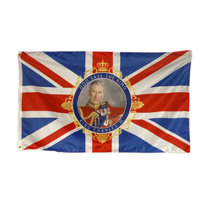 Whosale 90cm * 150cm personalizado nacional Inglaterra rey bandera británica <span class=keywords><strong>Charles</strong></span> bandera con entrega rápida - Product Image 1