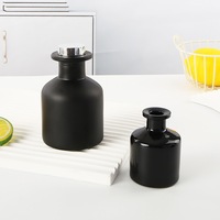 Bouteilles en verre cristallin vides pour voiture, avec couvercles, diffuseurs de parfum sans fumée, style fleurs séchées, vente en gros transfrontalière