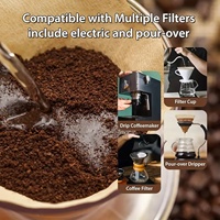 Envío Rápido, Papel de Filtro para Café V02, 2 #   Filtro de Café 100 Piezas/Paquete Sin Blanquear Ecológico Libre de PFAS Listo para Enviar
