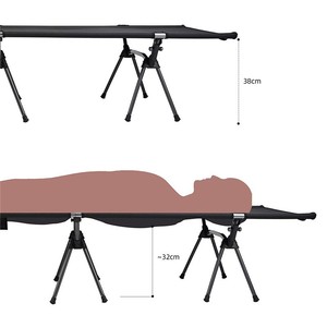Portable High-Low Camping <b>Bed</b> Outdoor Foldable <b>Bed</b> for Lunch Break or Office Feature Foldable Portable Lightweight <b>Folding</b> Campi - Product Image 4