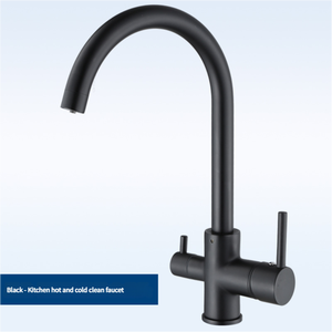 <span class=keywords><strong>Grifo</strong></span> de Cocina Contemporáneo de Cobre Más Vendido, Mezclador de <span class=keywords><strong>3</strong></span> <span class=keywords><strong>Vías</strong></span> con Acabado Cepillado, Núcleo de Válvula de Cerámica, <span class=keywords><strong>Grifo</strong></span> de Cocina con Filtro - Product Image 3