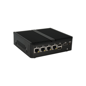 Mini <span class=keywords><strong>PC</strong></span> N100 con Porte RS232 RS485 Com, 4 Porte Ethernet 2.5G, 6 Porte USB, Computer Industriale Compatto Senza Ventola - Product Image 3