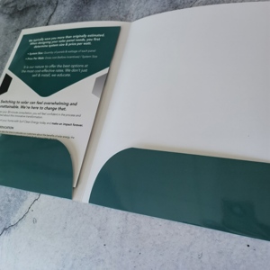 شعار مخصص الطباعة جيدة الجودة التجارية النشرة عرض مجلد - Product Image 3